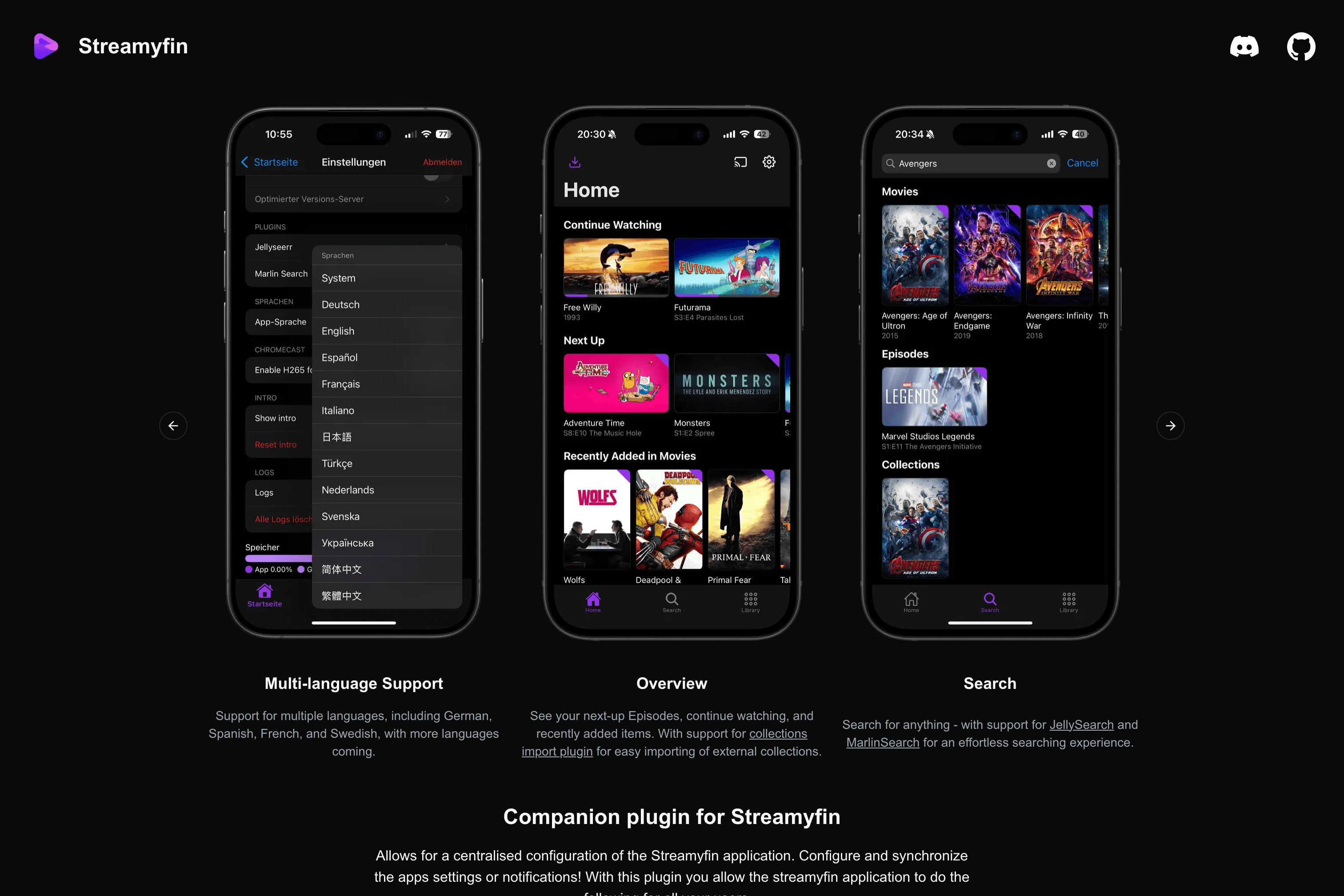 Streamyfin — project by Enra Digital for Open Source